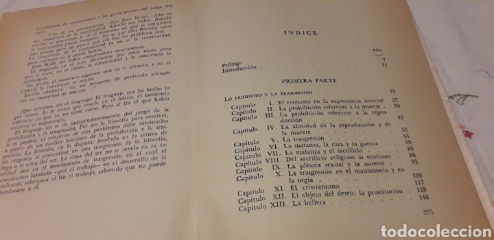 Libros de segunda mano: EL EROTISMO, GEORGES BATAILLE, - Foto 3