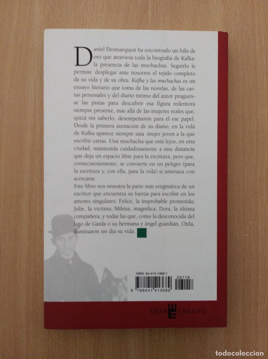 Libros de segunda mano: KAFKA Y LAS MUCHACHAS. Daniel Desmarquest - Foto 2