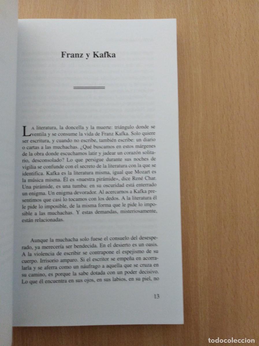Libros de segunda mano: KAFKA Y LAS MUCHACHAS. Daniel Desmarquest - Foto 5