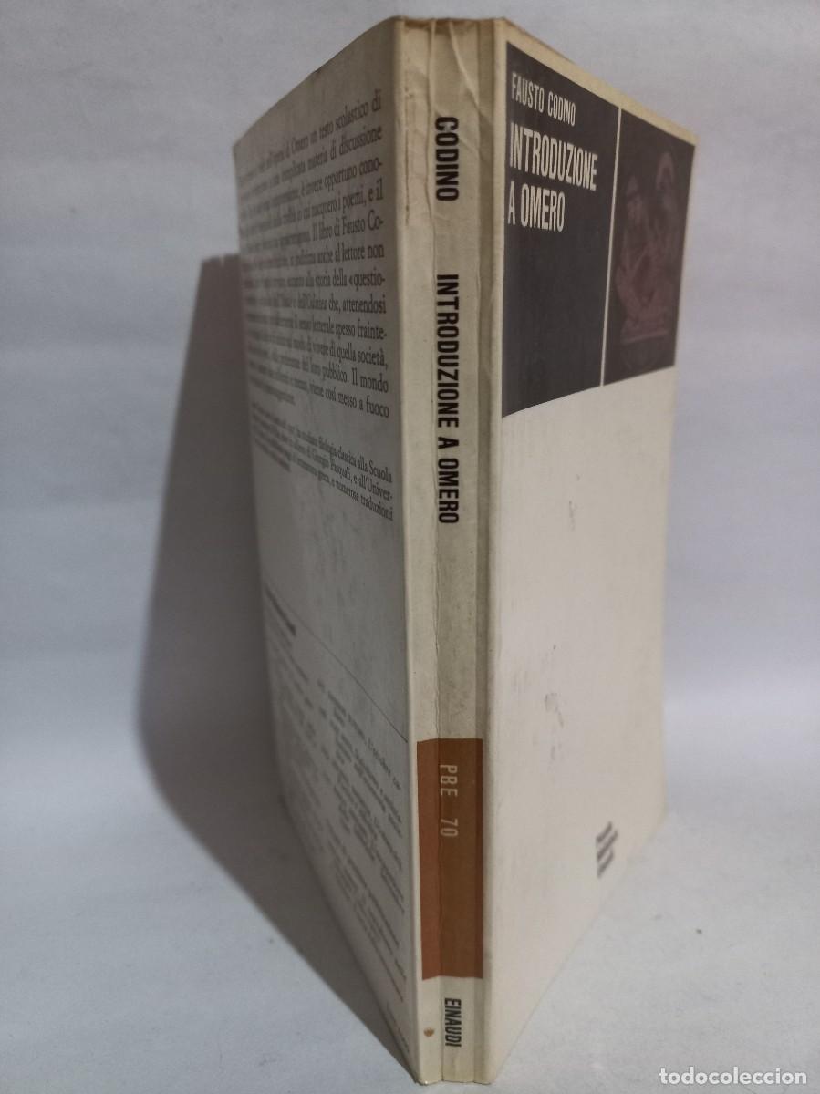 Libros de segunda mano: Fausto Codino - Introduzione a Omero - 1968 - Foto 2