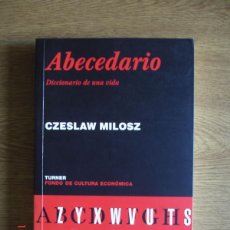 Libros de segunda mano: ABECEDARIO.DICCIONARIO DE UNA VIDA - CZESLAW MILOSZ - ED. TURNER, 2003 - 1ª EDICIÓN