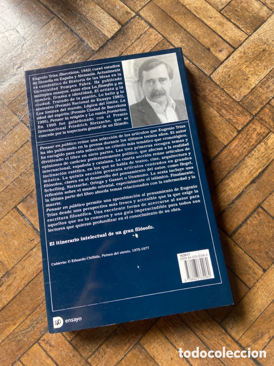 Libros de segunda mano: Pensar en p&uacute;blico - Eugenio Tr&iacute;as - Destino (2001) - Foto 5