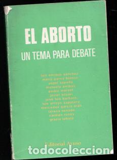 Libros de segunda mano: El aborto. Un tema para debate. VVAA - Foto 1