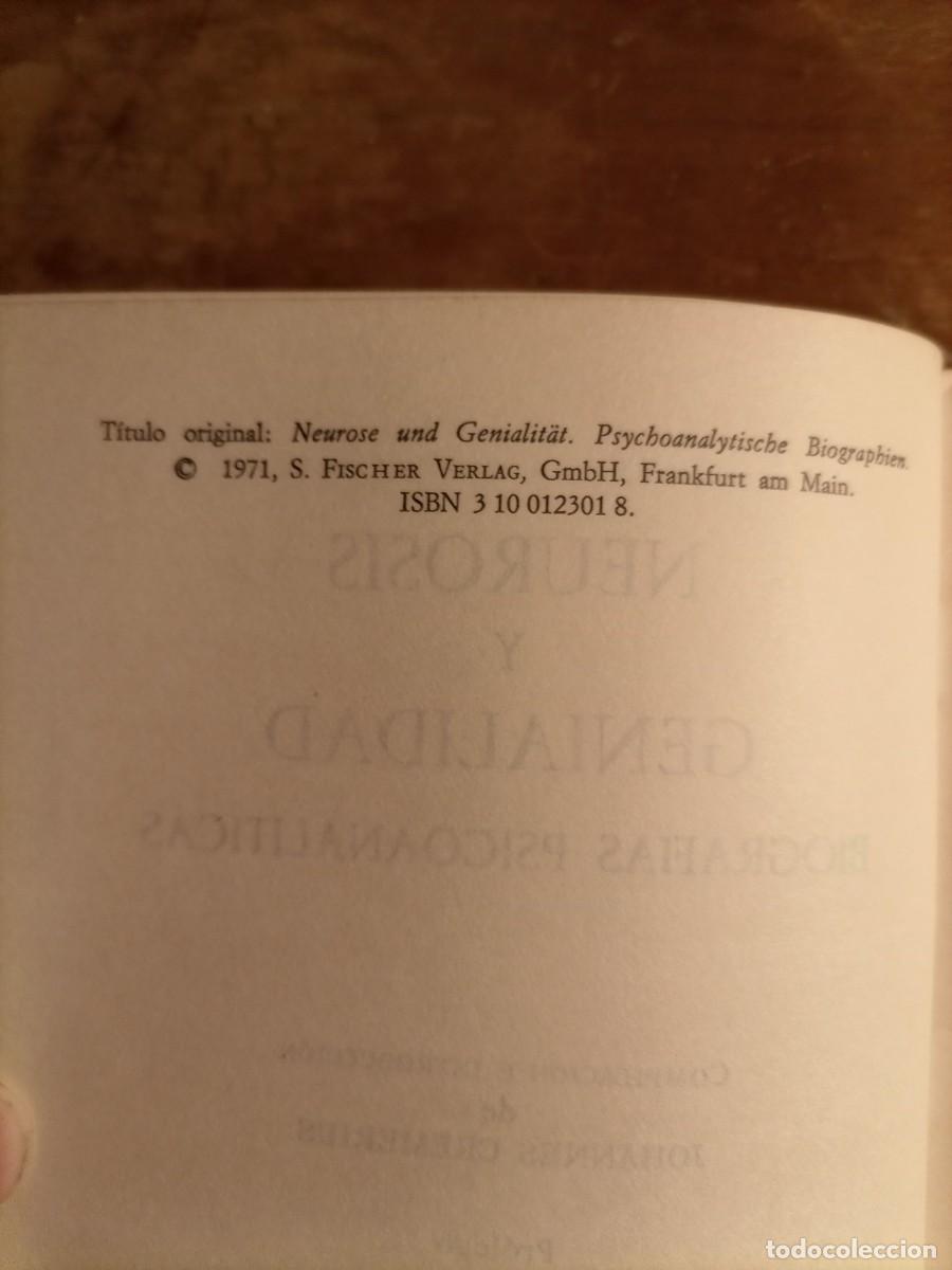 Libros de segunda mano: Neurosis y genialidad - Foto 4