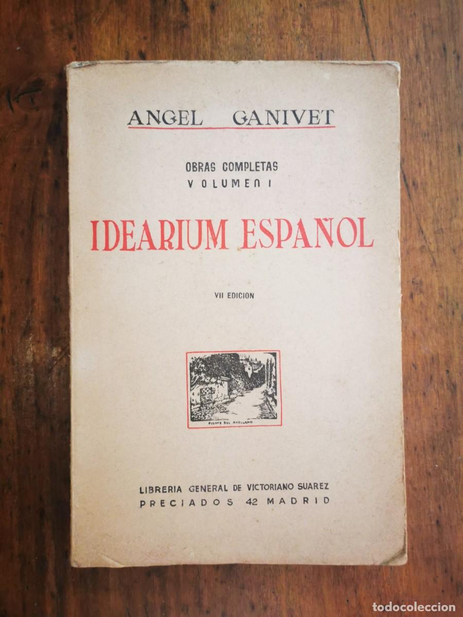 Libros de segunda mano: GAVINET, &Aacute;ngel. Idearium espa&ntilde;ol - Foto 1