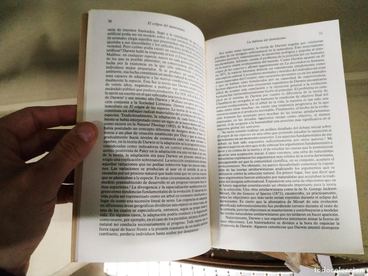 Libros de segunda mano: El Eclipse del Darwinismo - Peter J. Bowler. Labor - Foto 5