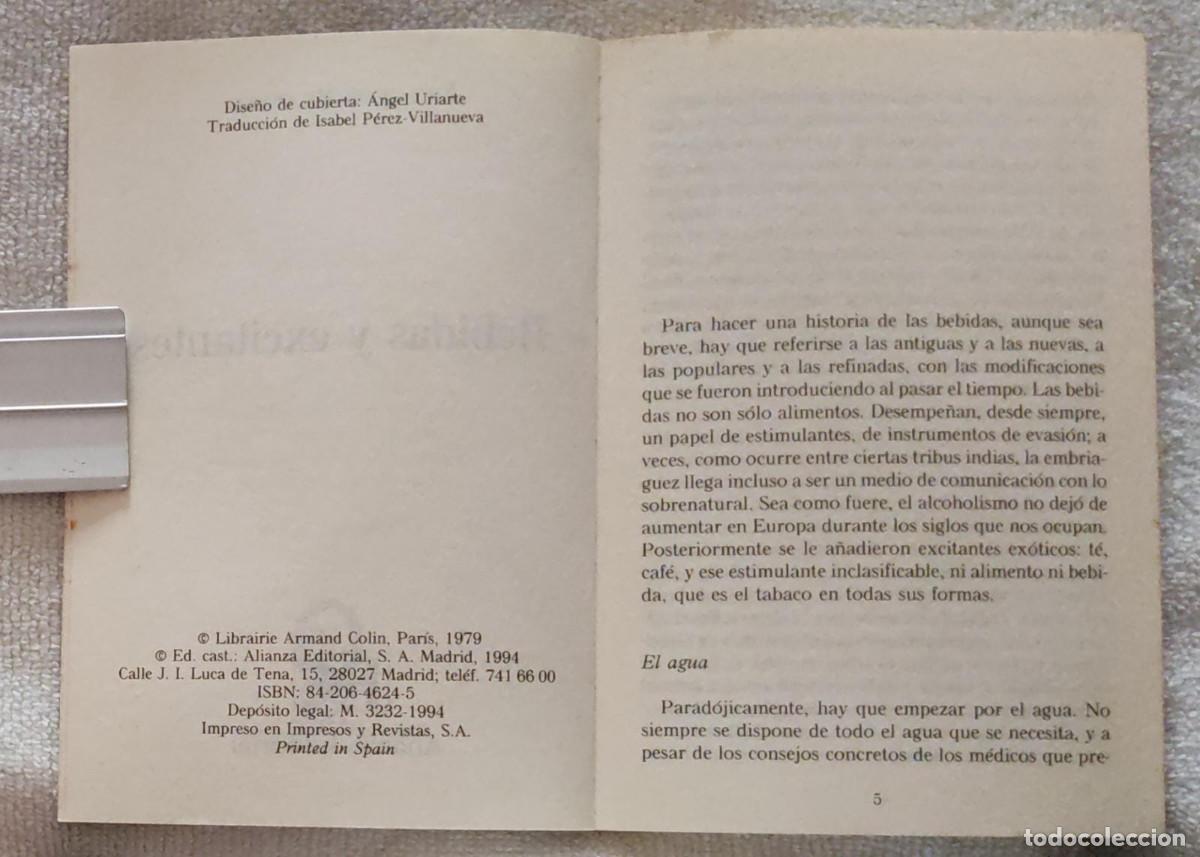 Libros de segunda mano: BEBIDAS Y EXCITANTES. - Foto 3