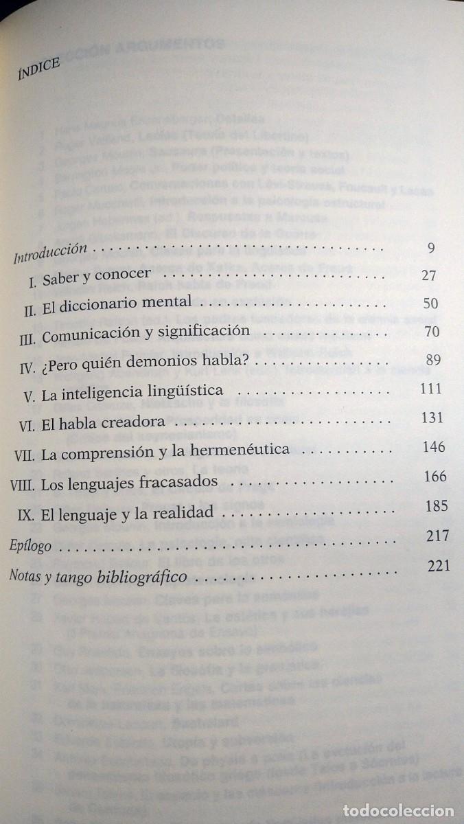 Libros de segunda mano: LA SELVA DEL LENGUAJE - JOS&Eacute; ANTONIO MARINA - Foto 3