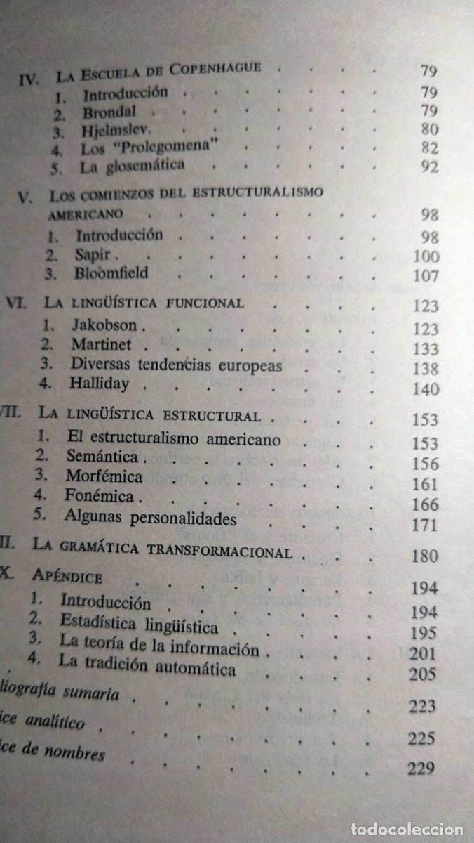 Libros de segunda mano: LA LINGUISTICA ESTRUCTURAL - GIULIO C. LEPSCHY - Foto 4