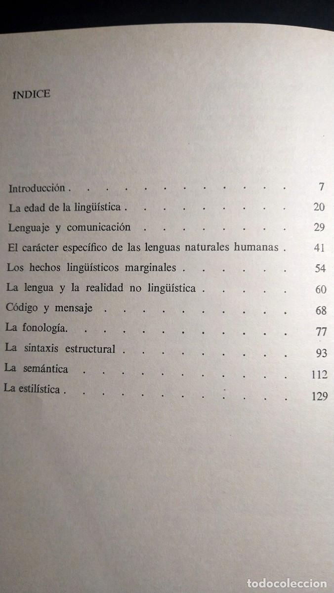 Libros de segunda mano: CLAVES PARA LA LINGUISTICA - GEORGES MOUNIN - Foto 3