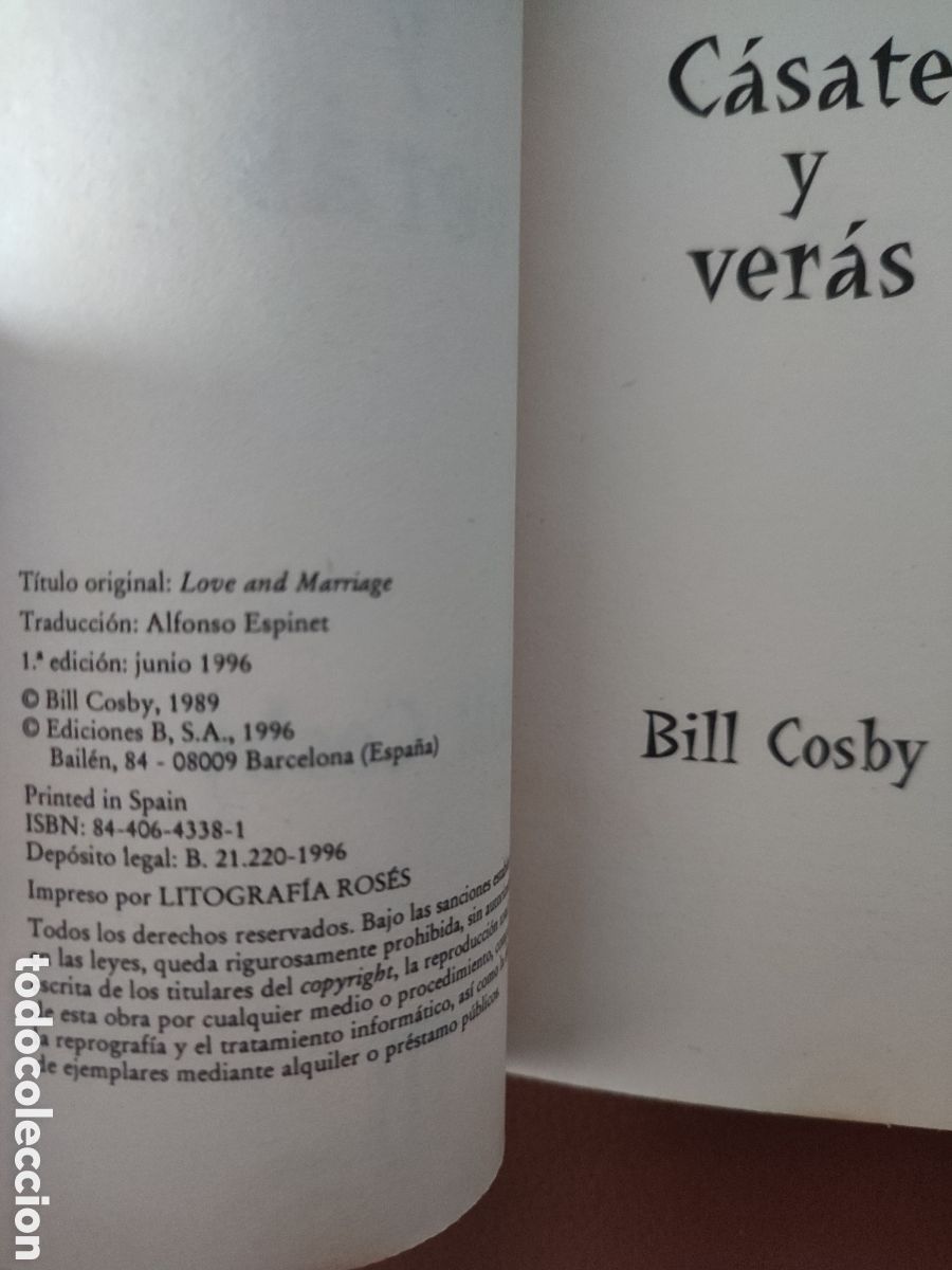 Libros de segunda mano: C&aacute;sate y ver&aacute;s, de Bill Cosby - Foto 4