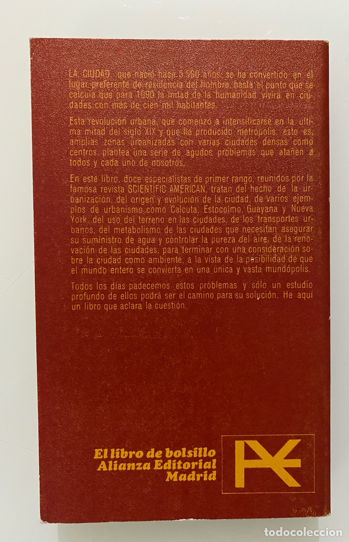 Libros de segunda mano: La ciudad - SCIENTIFIC AMERICAN - Foto 2