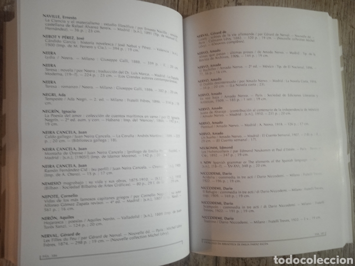 Libros de segunda mano: Cat&aacute;logo da Biblioteca de Emilia Pardo Baz&aacute;n. - Foto 8