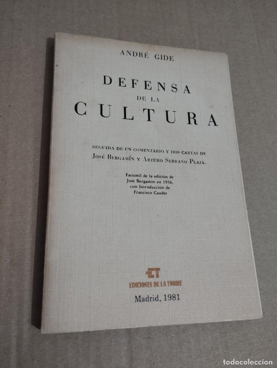 Libros de segunda mano: DEFENSA DE LA CULTURA (ANDR&Eacute; GIDE) - Foto 1