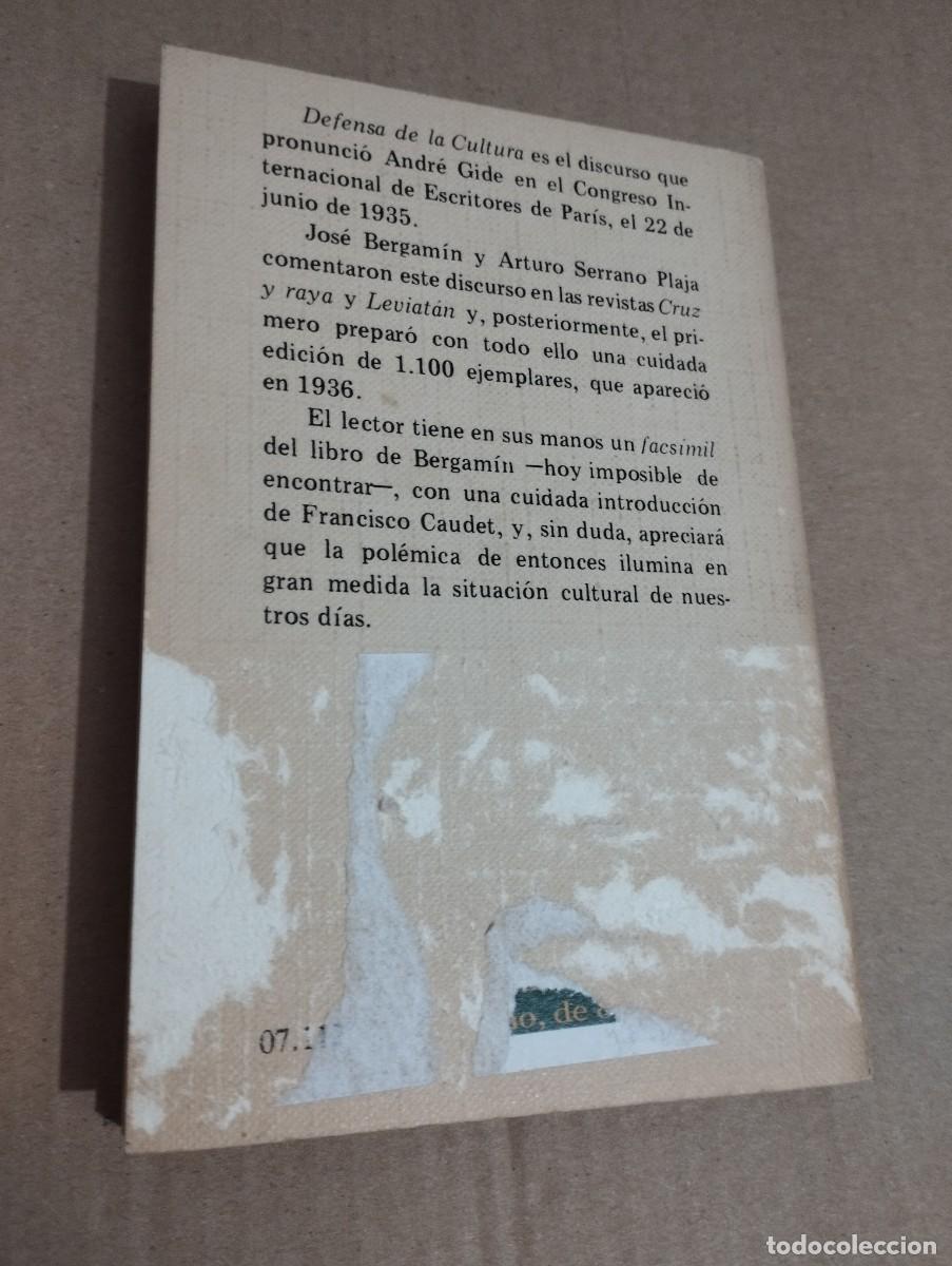 Libros de segunda mano: DEFENSA DE LA CULTURA (ANDR&Eacute; GIDE) - Foto 4