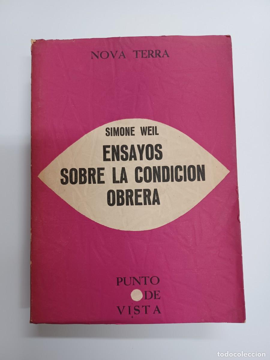 Libros de segunda mano: WEIL, SIMONE. ENSAYOS SOBRE LA CONDICI&Oacute;N OBRERA - Foto 1