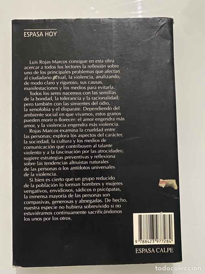 Libros de segunda mano: Las semillas de la violencia - ROJAS MARCOS, Luis - Foto 2