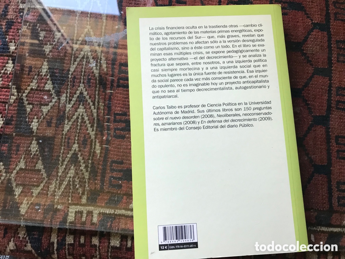 Libros de segunda mano: Su crisis y la nuestra. Carlos Taibo. Catarata - Foto 3