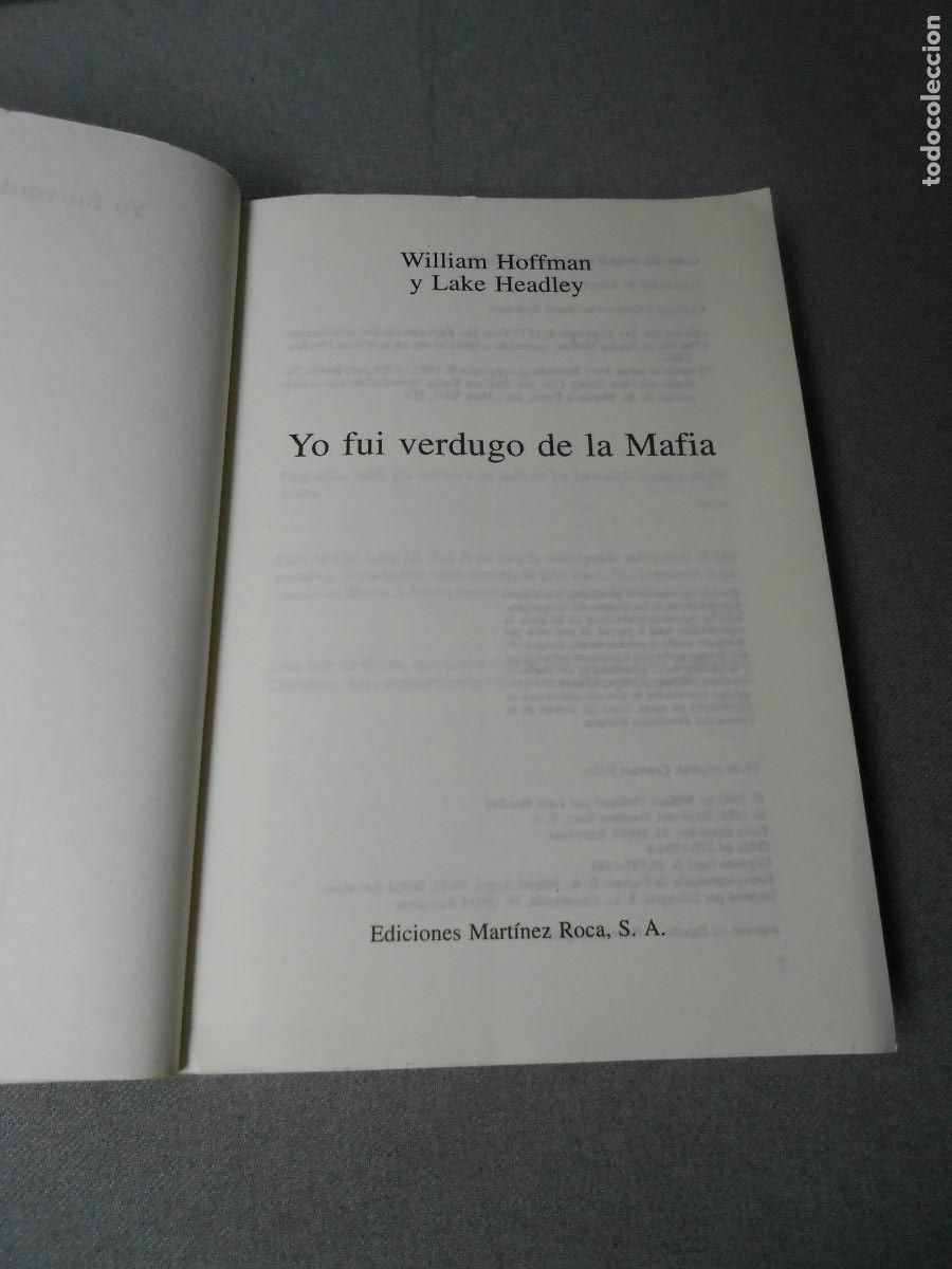 Libros de segunda mano: YO FUI VERDUGO DE LA MAFIA - Foto 2