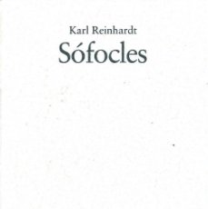 Libros de segunda mano: SÓFOCLES, KARL REINHARDT