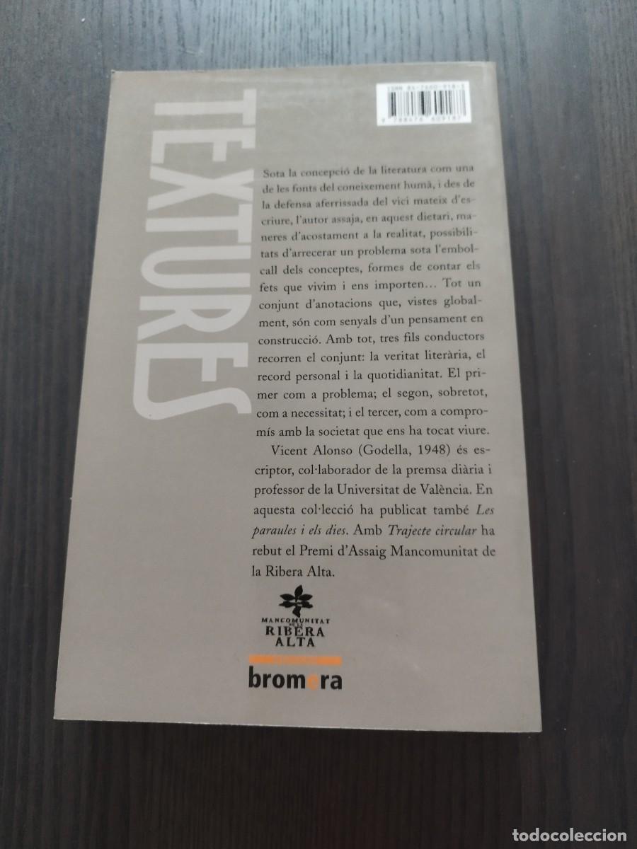 Libros de segunda mano: VICENT ALONSO: TRAJECTE CIRCULAR (BROMERA, 2004). - Foto 5