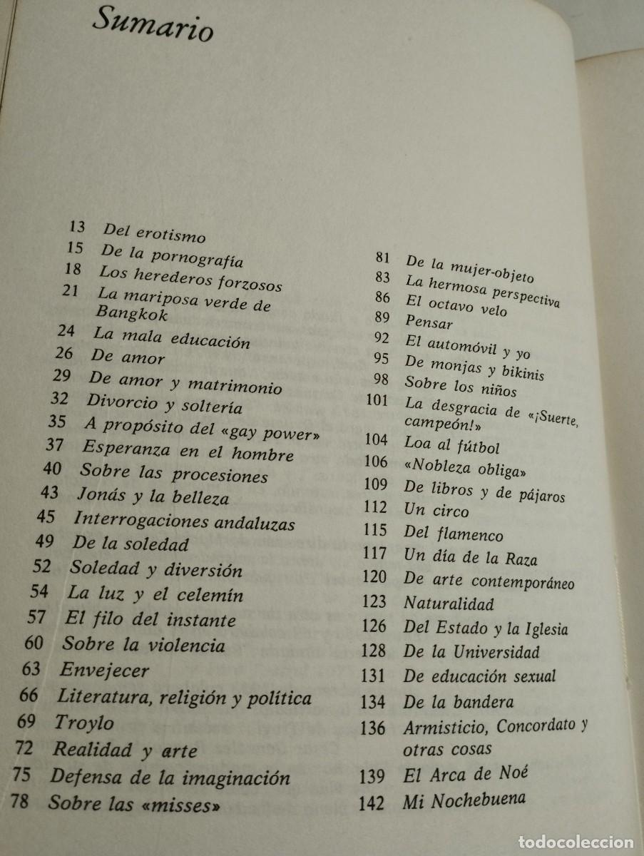Libros de segunda mano: TEXTO Y PRETEXTO (ANTONIO GALA) - Foto 4