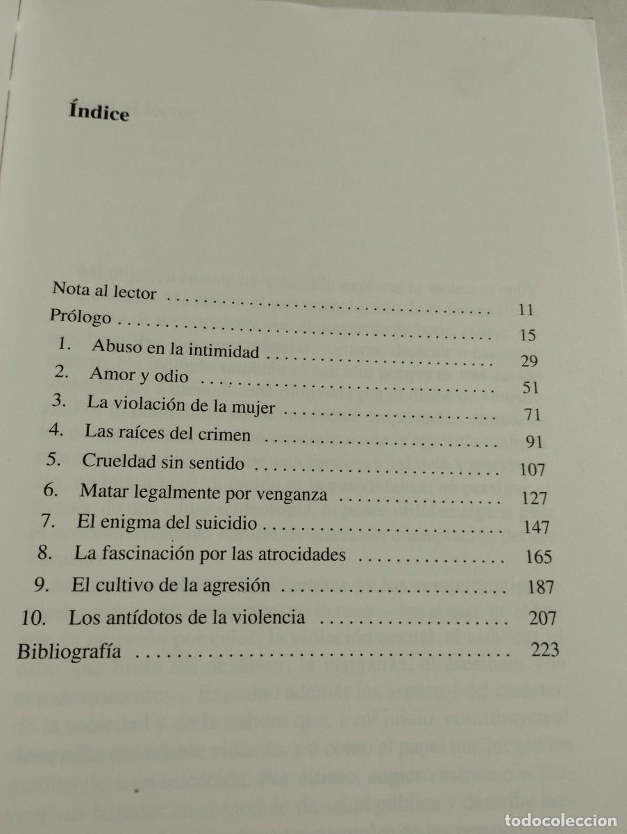 Libros de segunda mano: LAS SEMILLAS DE LA VIOLENCIA (LUIS ROJAS MARCOS) - Foto 3
