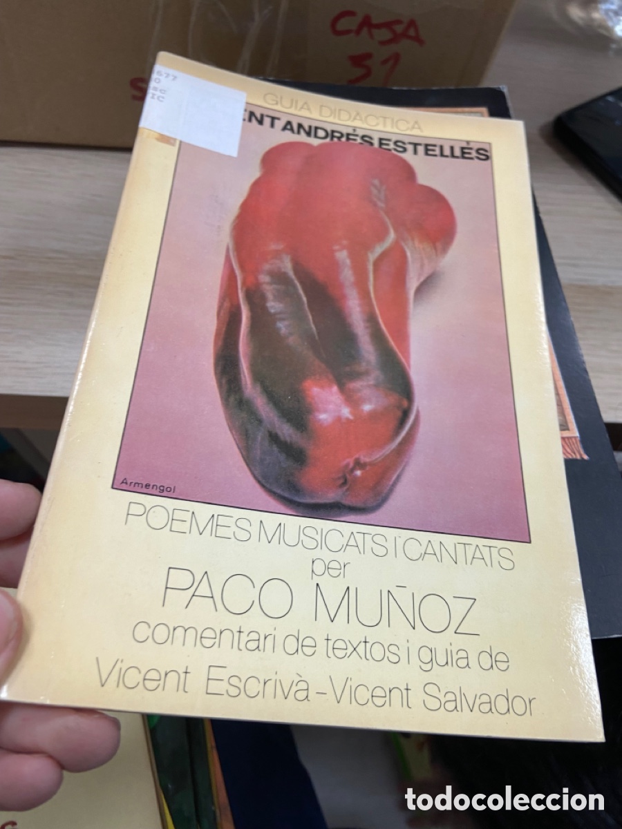 Libros de segunda mano: Caja31. Vivent andres estelles. POEMES MUSICATS CANTATS per PACO MUNOZ