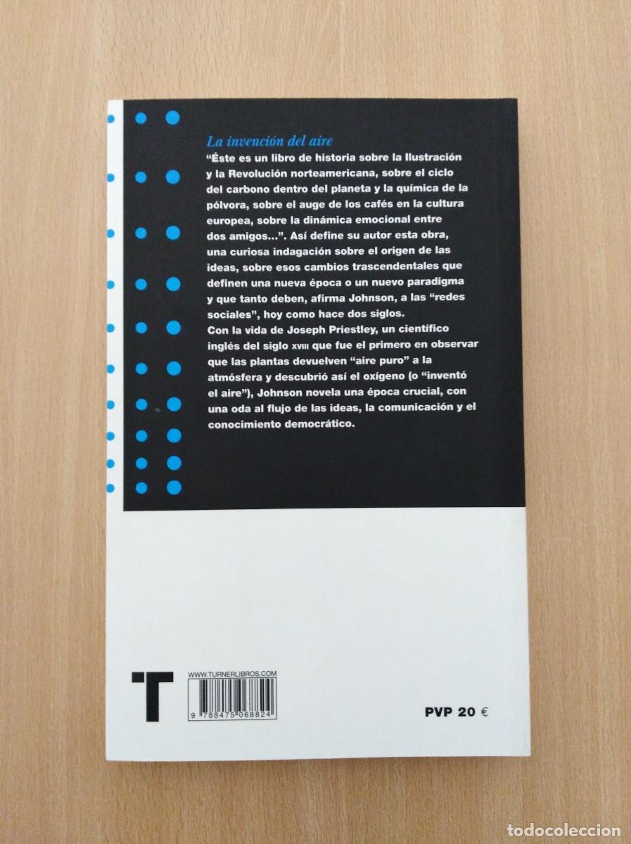 Libros de segunda mano: LA INVENCI&Oacute;N DEL AIRE. Steven Johnson - Foto 2