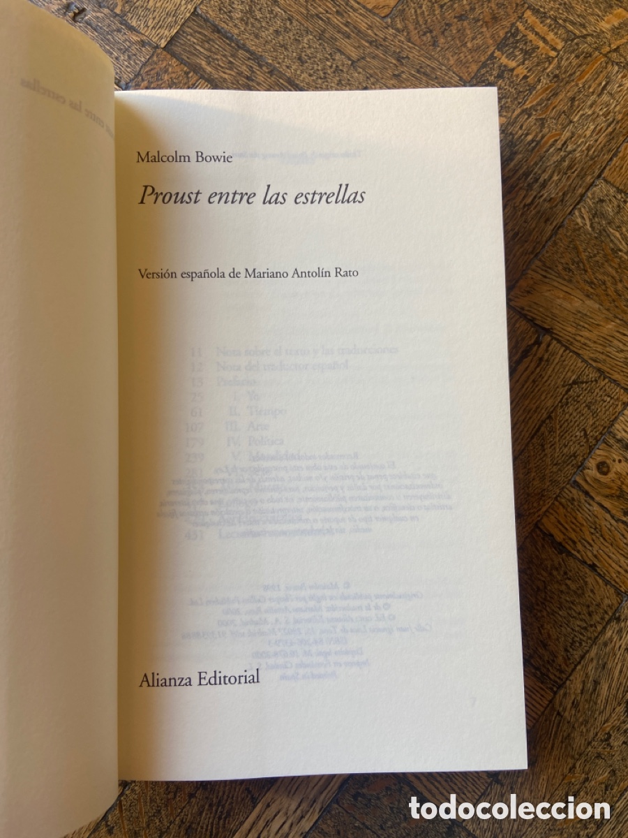 Libros de segunda mano: Proust entre las estrellas - Malcolm Bowie - Alianza (2000) - Foto 3