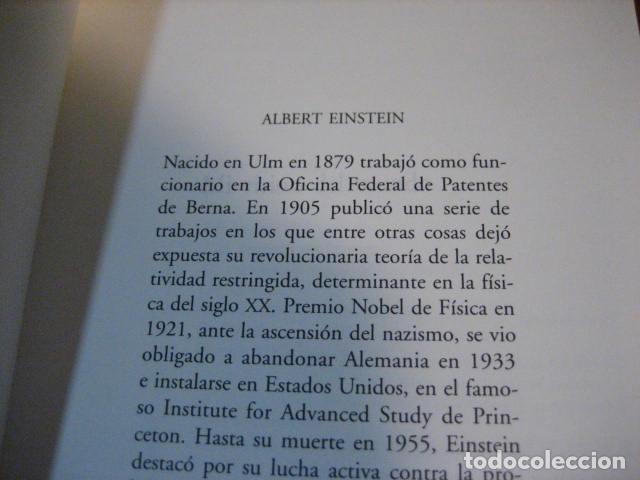 Libros de segunda mano: Mi visi&oacute;n del mundo.- Albert Einstein.- Ed. Tusquets. NUEVO!!! - Foto 4