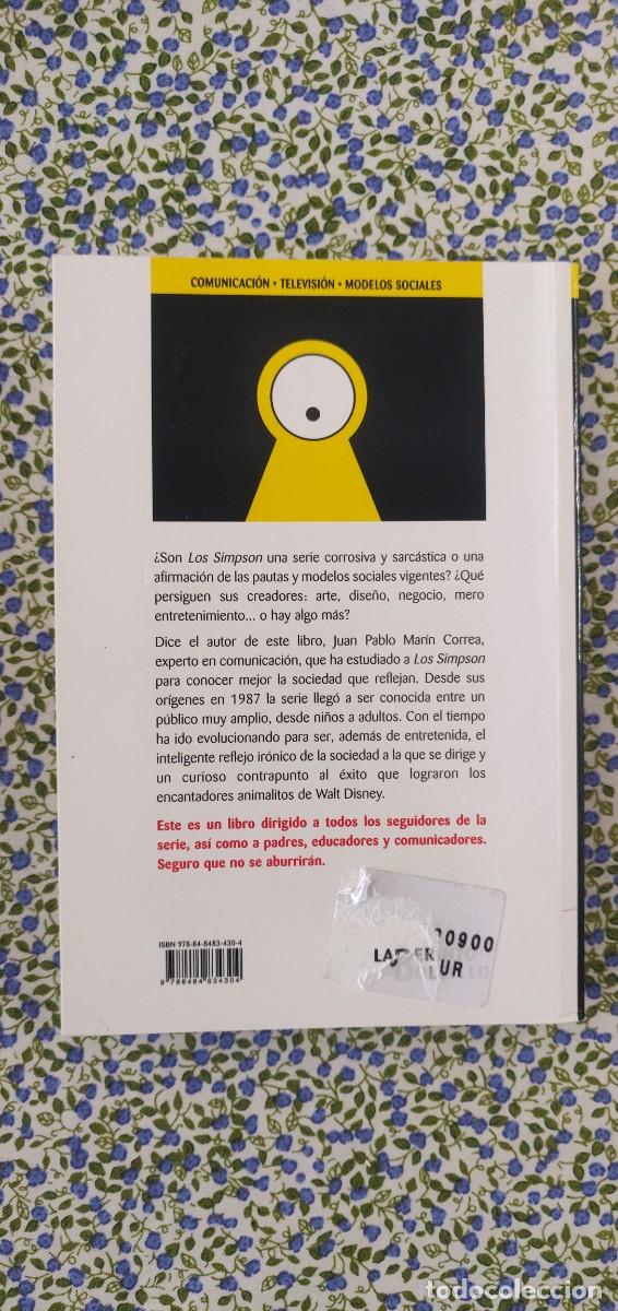 Libros de segunda mano: Detr&aacute;s de los Simpson (Juan Mar&iacute;n Correa, 2010) - Foto 2