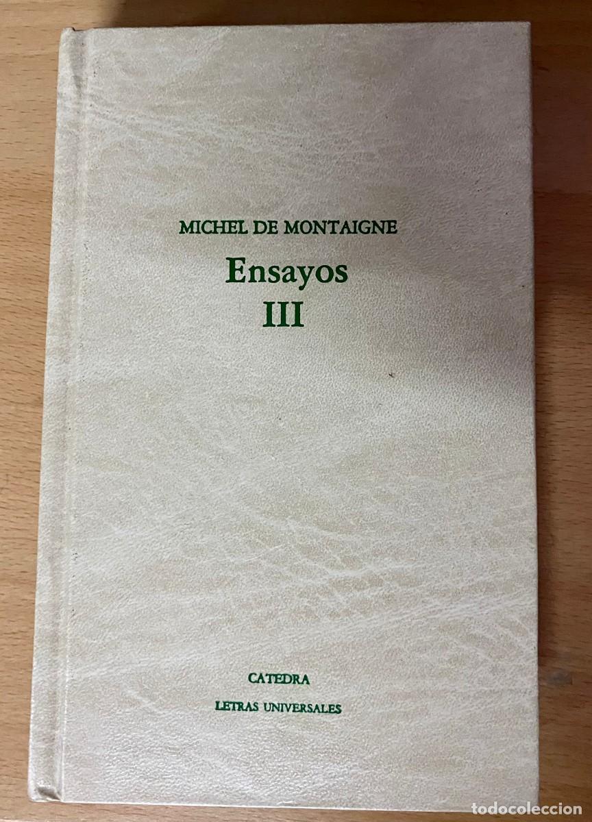 Libros de segunda mano: Ensayos III, de Michel de Montaigne - Foto 1