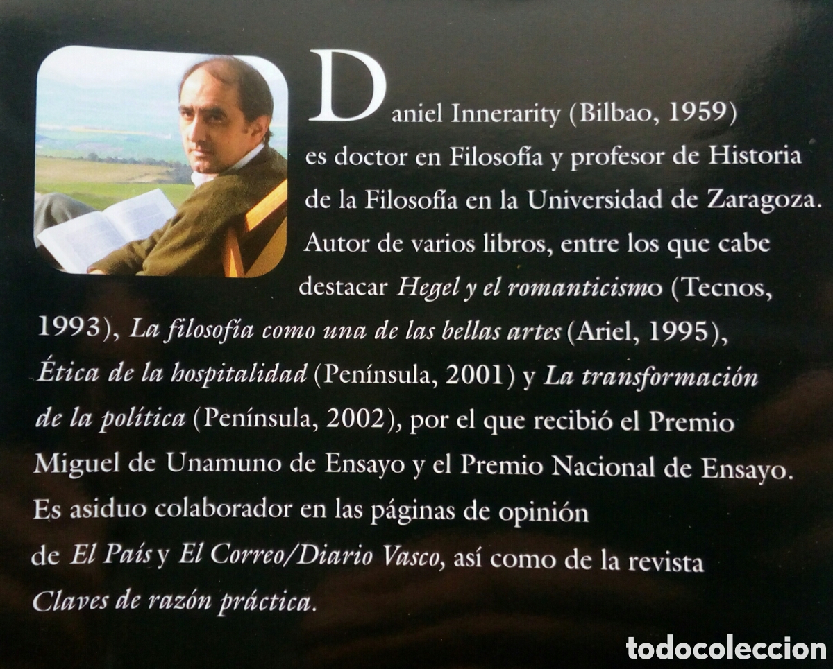 Libros de segunda mano: La Sociedad Invisible. Daniel Innerarity. - Foto 3