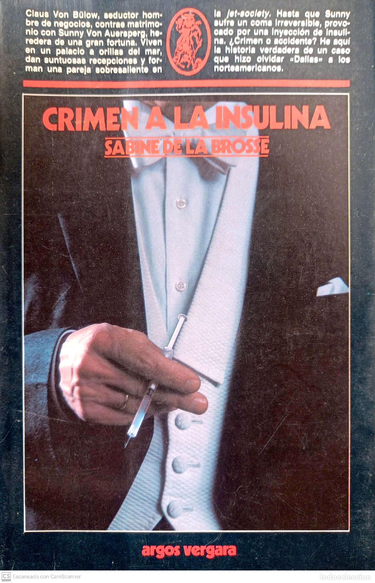 Libros de segunda mano: Crimen a la insulina - Sabine de la Brosse - Foto 1