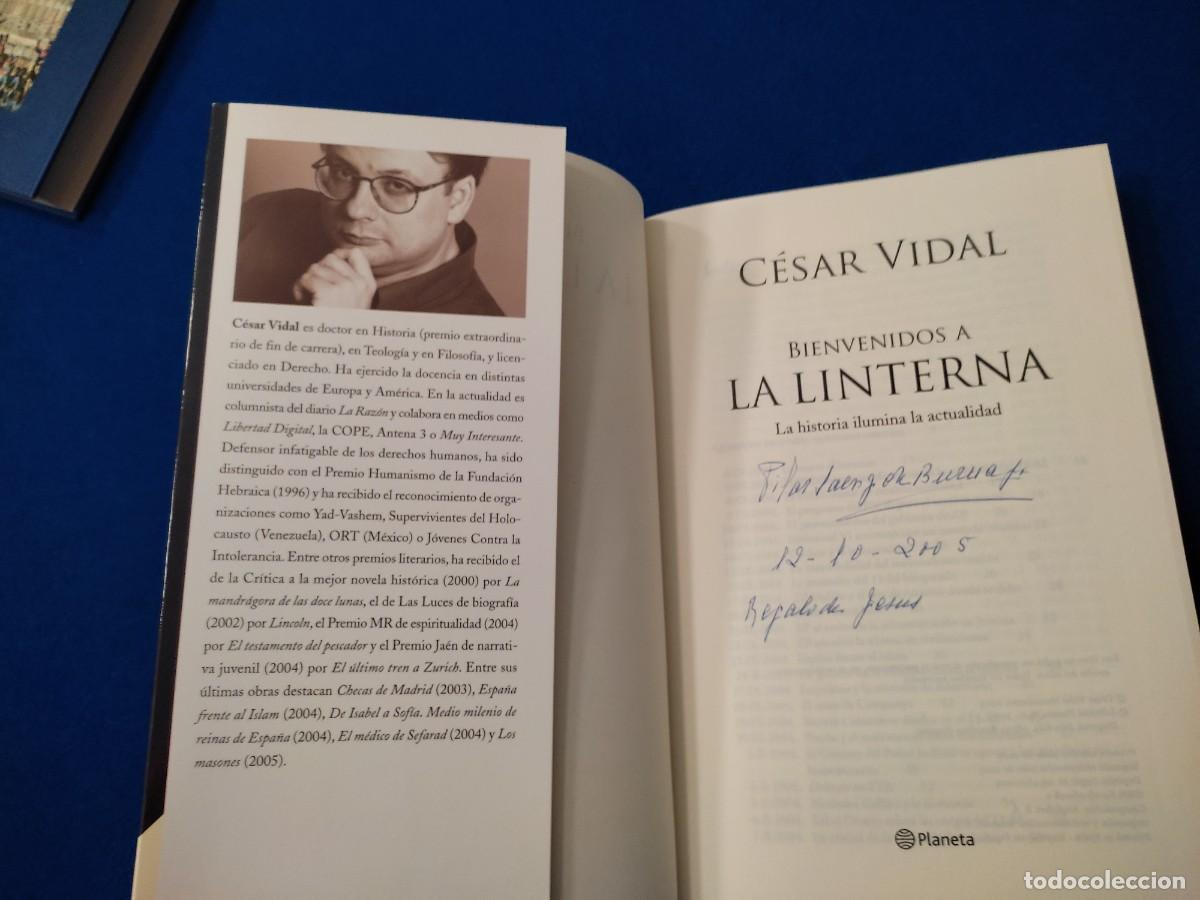 Libros de segunda mano: Bienvenidos a La Linterna C&eacute;sar Vidal Editorial Planeta 2005 - Foto 5