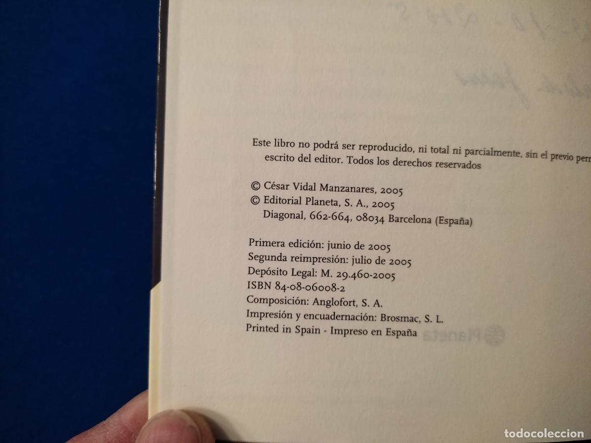 Libros de segunda mano: Bienvenidos a La Linterna C&eacute;sar Vidal Editorial Planeta 2005 - Foto 6