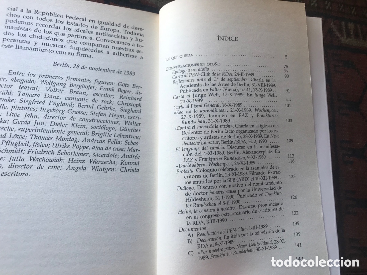 Libros de segunda mano: Lo que queda. Christa Wolf. Seix Barral - Foto 4
