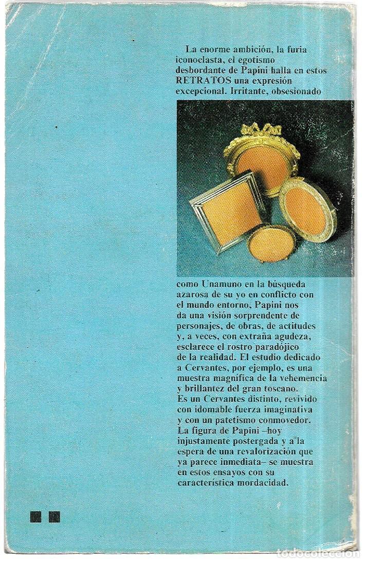 Libros de segunda mano: Giovanni Papini . Retratos - Foto 2