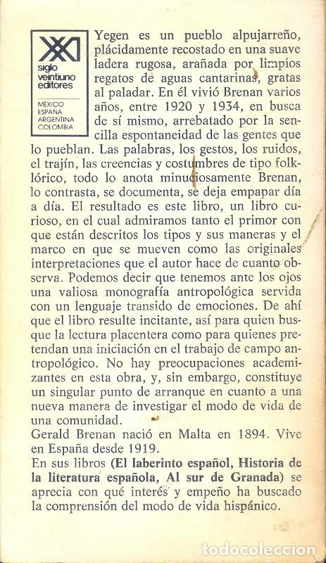 Libros de segunda mano: GERALD BRENAN AL SUR DE GRANADA 10&ordf; EDICI&Oacute;N - Foto 2