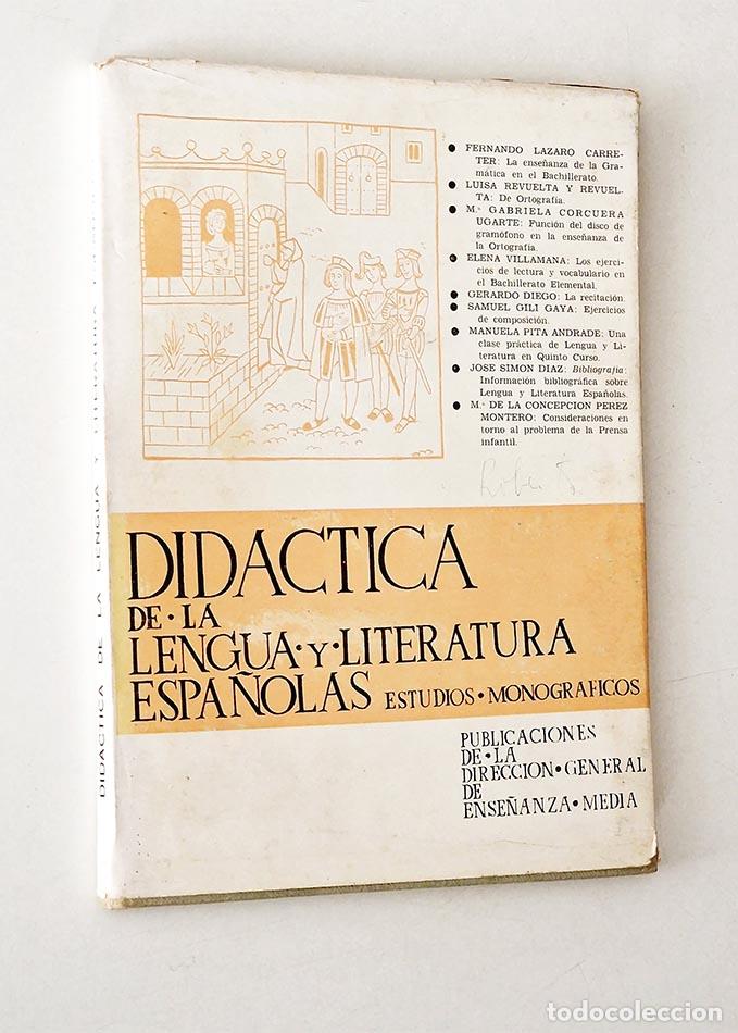 Livres d'occasion: DID&Aacute;CTICA DE LA LENGUA Y LITERATURA ESPA&Ntilde;OLAS. Estudios monogr&aacute;ficos I