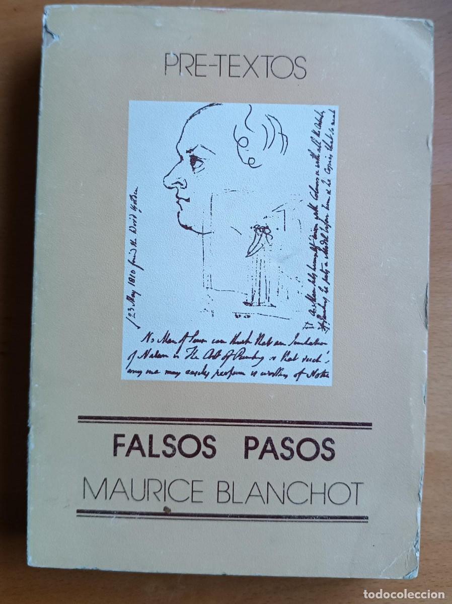 Libros de segunda mano: Falsos pasos de Maurice Blanchot - Foto 1