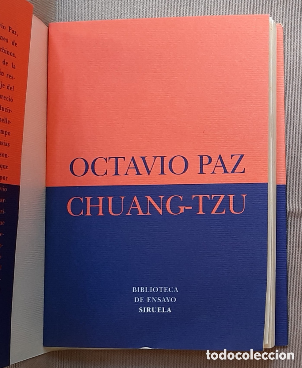 Libros de segunda mano: Chuang-Tzu. Octavio Paz. - Foto 2