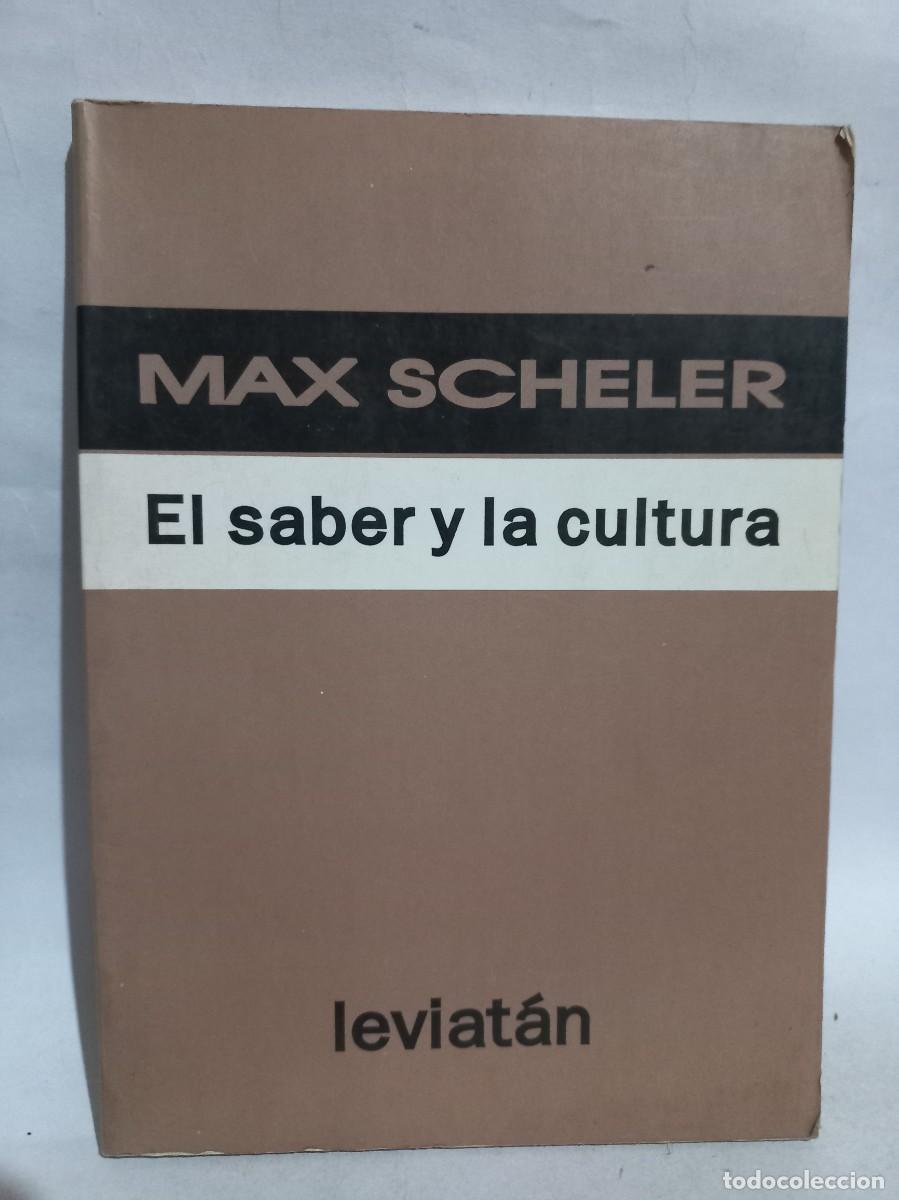 Libros de segunda mano: Max Scheler - El Saber y la Cultura - 1998 - Foto 1
