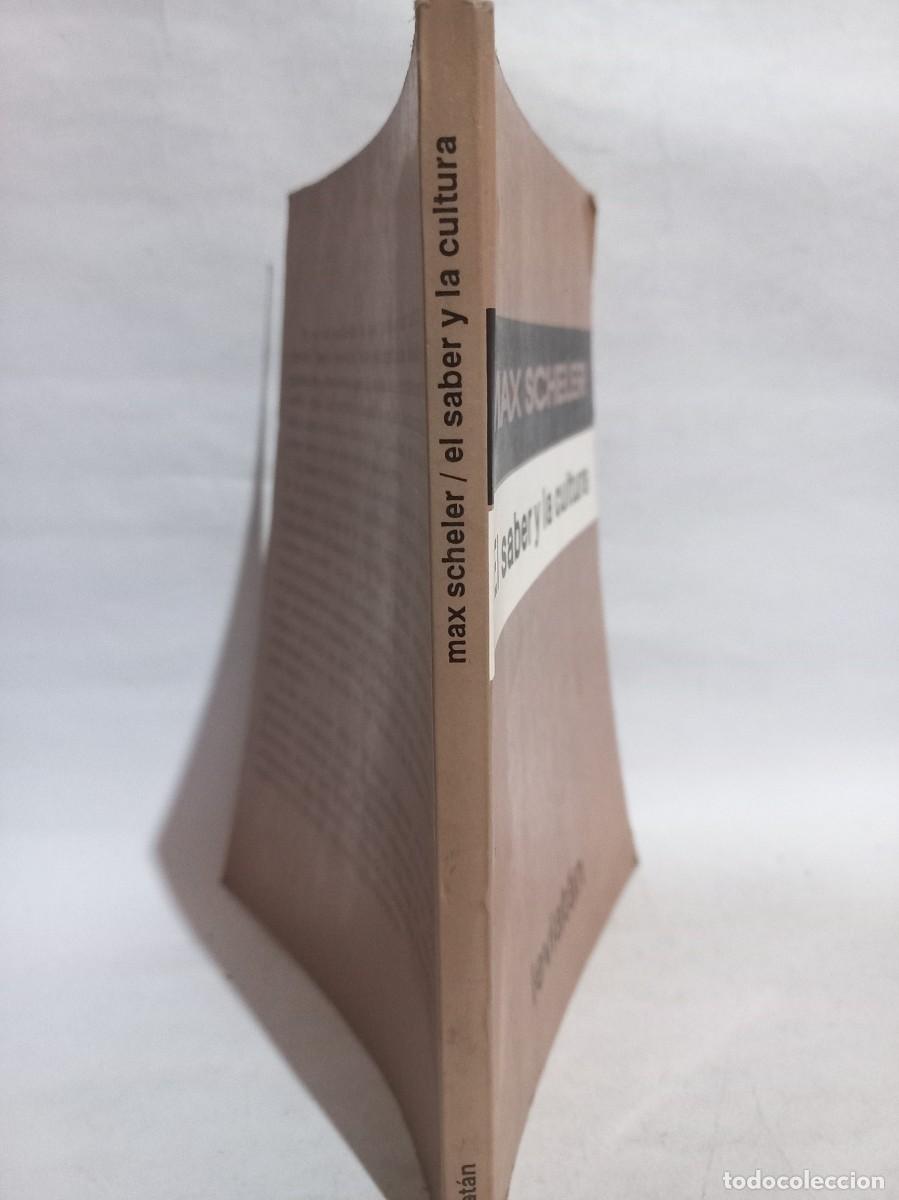 Libros de segunda mano: Max Scheler - El Saber y la Cultura - 1998 - Foto 2