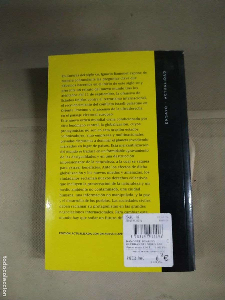 Libros de segunda mano: Guerras del siglo XXI - Ignacio Ramonet - Foto 2