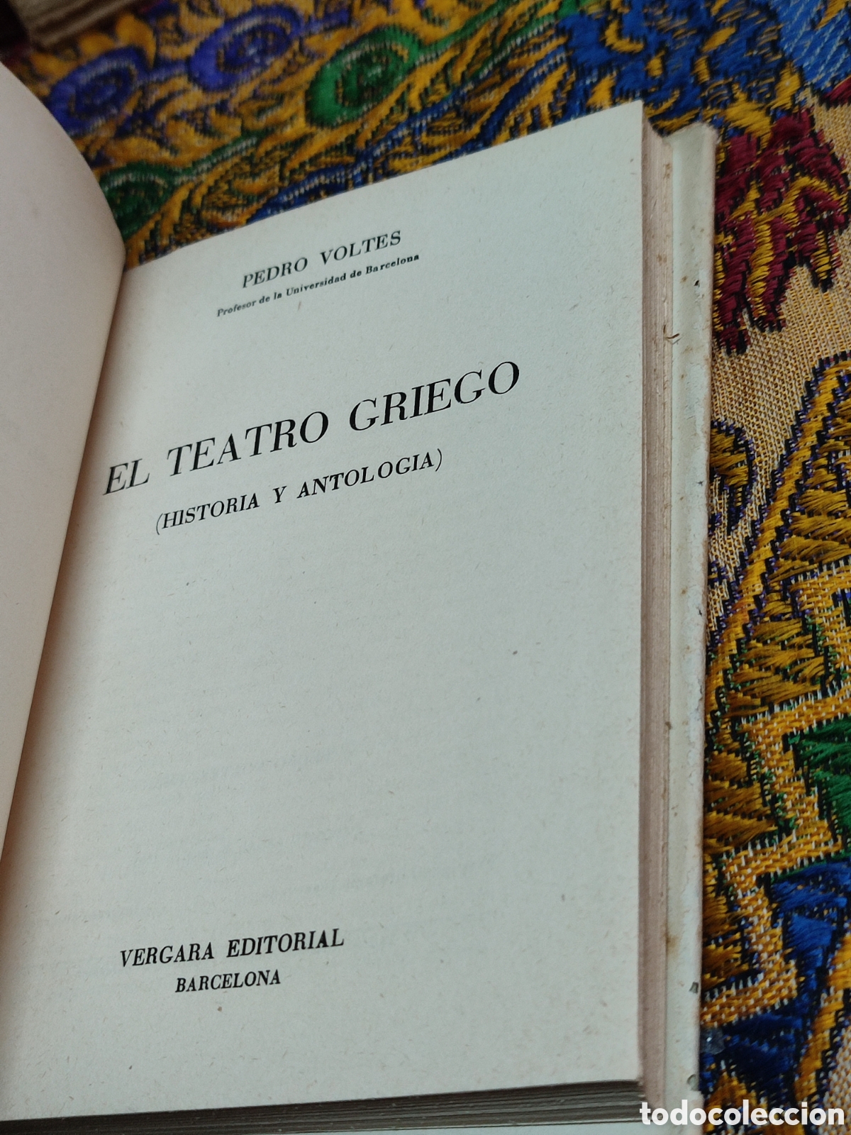 Libros de segunda mano: El teatro griego Pedro Voltes - Foto 3