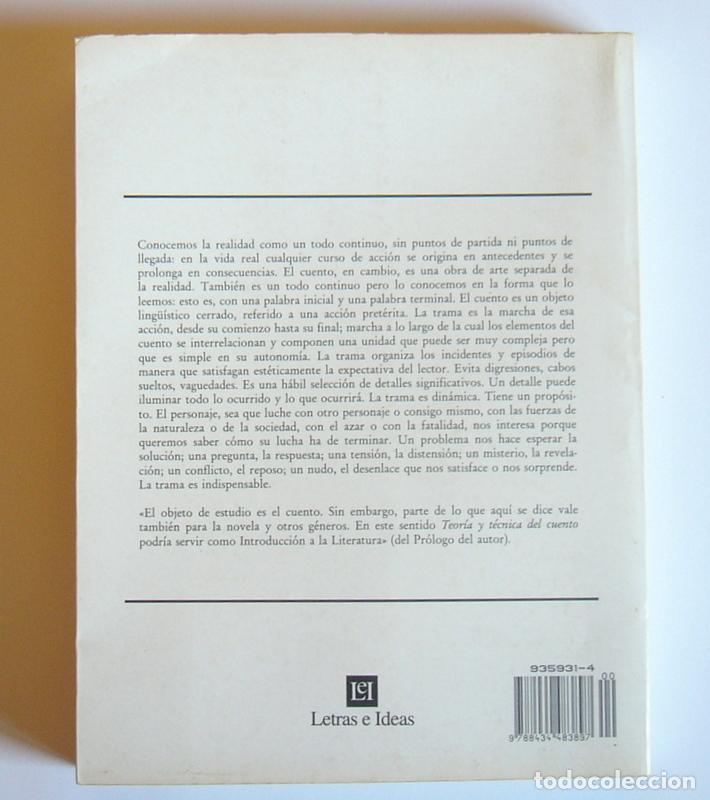 Libros de segunda mano: TEORIA Y TECNICA DEL CUENTO - ENRIQUE ANDERSON IMBERT - Foto 4