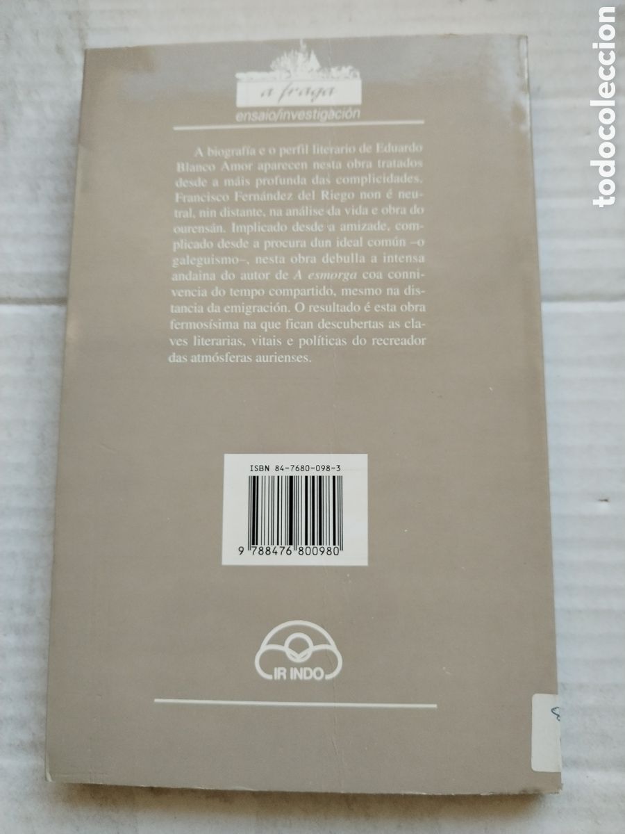 Libros de segunda mano: BLANCO AMOR/FRANCISCO FERN&Aacute;NDEZ DEL RIEGO - Foto 6