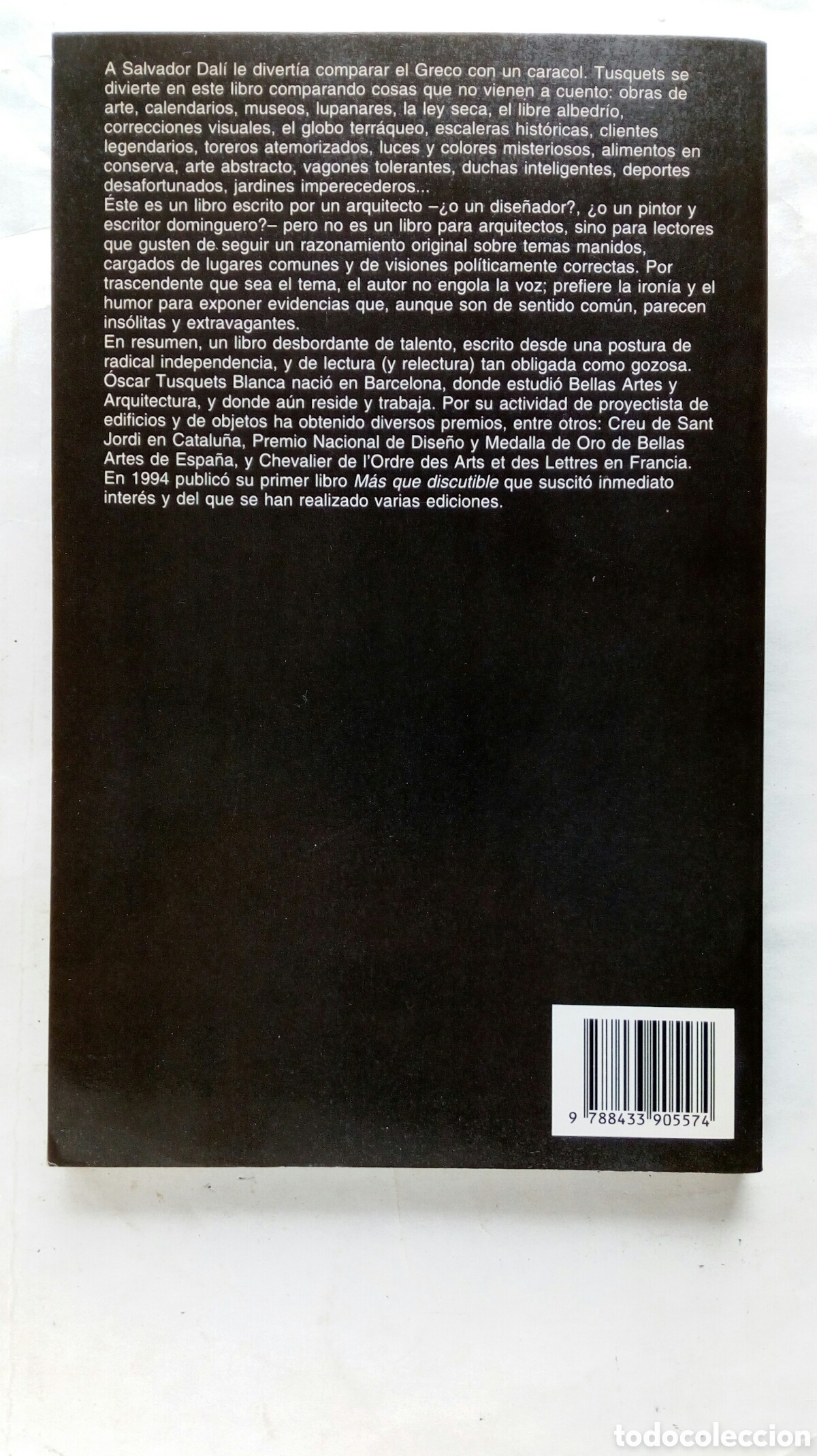 Libros de segunda mano: Todo es comparable. Oscar Tusquets Blanca. - Foto 2
